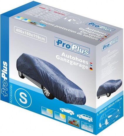 autohoes S 406 x 160 x 119 cm polyester blauw