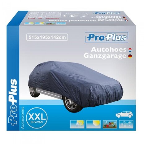 autohoes XXL SUV/MPV 515 x 195 x 142 cm polyester blauw
