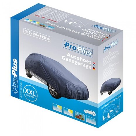 autohoes XXL SUV/MPV 515 x 195 x 142 cm polyester blauw