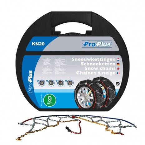 sneeuwkettingen KN100 (205-14 tot 235/40-18) 9 mm 2 st