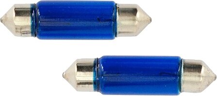 autolamp C5W 39 mm 12 Volt 1 Watt blauw coated 2 stuks