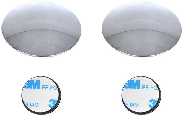 dodehoekspiegels rond 50 mm 2 stuks