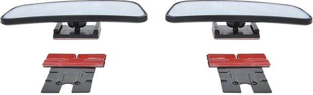 dodehoekspiegels vierkant 95 x 36 mm 2 stuks
