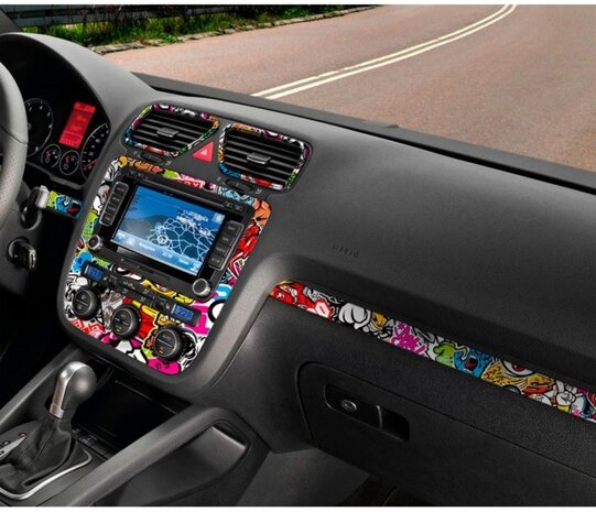 stickerbombfolie Grafitti A 200 x 60 cm