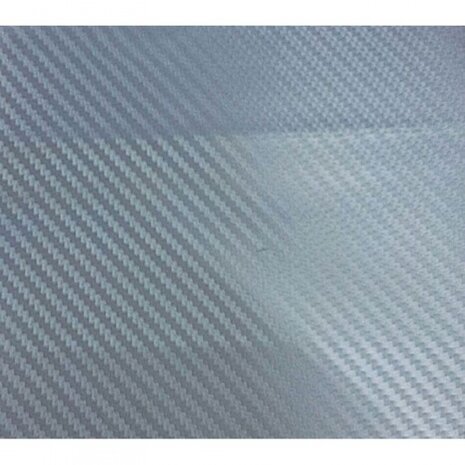 wrappingfolie Carbon 3D 200 x 152 cm zilver