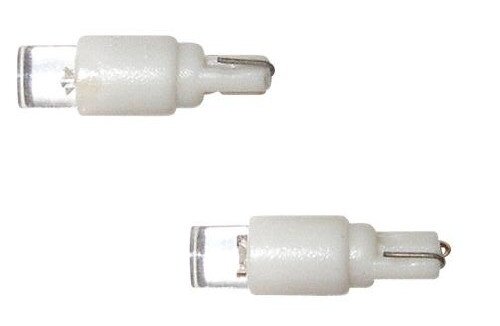 autolampen T5 12 Volt 1 Watt wit 2 stuks