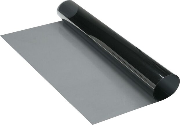 raamfolie Blacknight Light 300 x 76 cm zwart