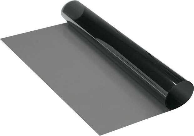 raamfolie Blacknight Dark 300 x 76 cm zwart