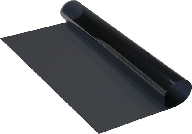 raamfolie Blacknight Superdark 300 x 76 cm zwart