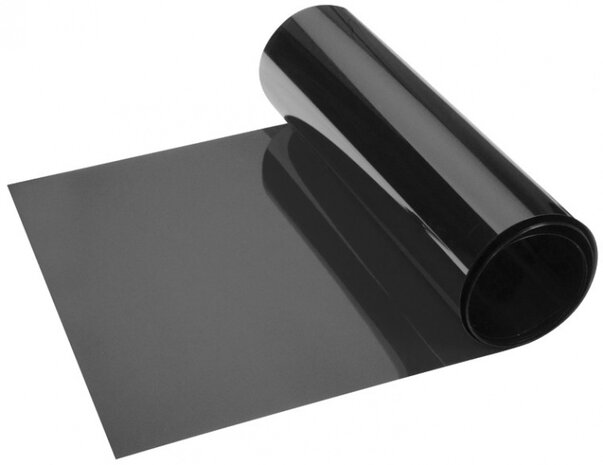 zonneband Topstripe Reflex zelfklevend 152 x 15 cm zwart