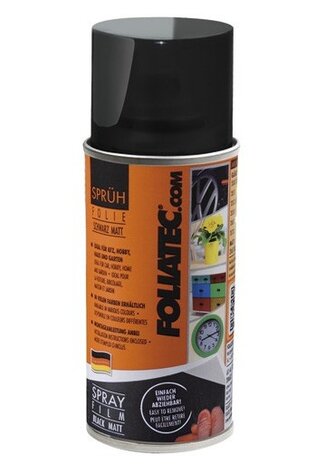 spuitfolie 150 ml zwart (mat)