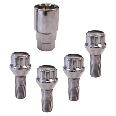 anti-diefstal wielbouten M14 x 1,5 L26 bol 4 stuks