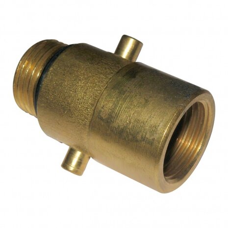 LPG-nippel Bajonet 22 mm messing goud