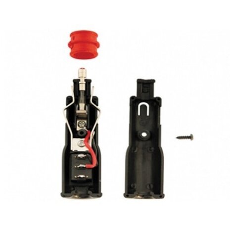 aanstekerplug met schakelaar 12-24V zwart