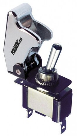 schakelaar Kill Switch 6/12/24 Volt chroom