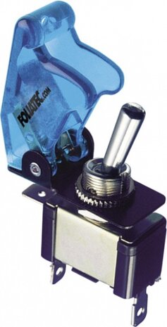 schakelaar Kill Switch 6/12/24 Volt transparant blauw