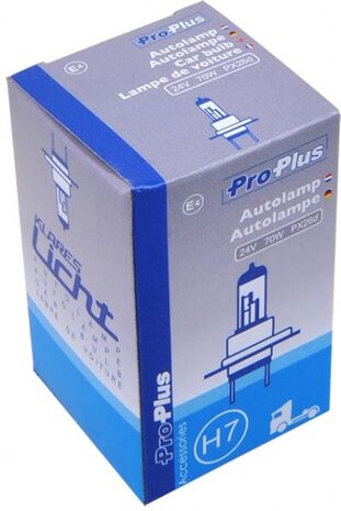 vrachtwagenlamp H7 24 Volt 70 Watt wit per stuk