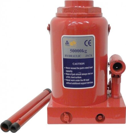 potkrik 50 ton staal rood