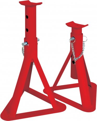 assteunen 2 ton staal rood 2 stuks
