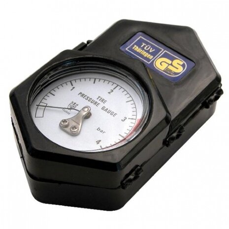 bandenspanningsmeter Professioneel analoog zwart/zilver