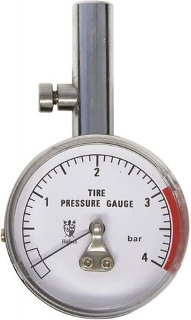 bandenspanningsmeter Professioneel analoog zwart/zilver