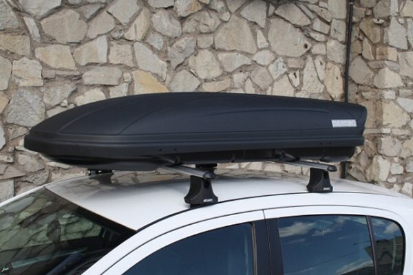 dakkoffer Marathon Dark zwart 400 liter