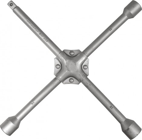 kruissleutel 17-19-21 mm en 1/2&#039;&#039; staal 35 x 35 cm