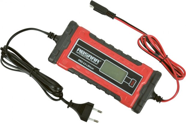 acculader Pro 4.0Li 6/12 Volt 0-95/140 Ah 4 A rood/zwart