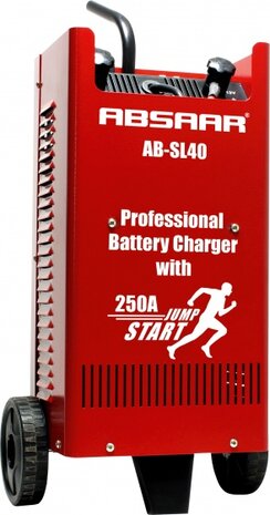acculader AB-SL40 12/24 Volt 100-600 Ah 40A rood