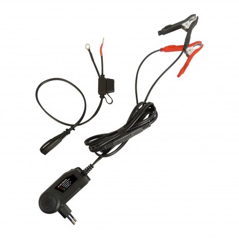druppellader 12 Volt 3,8 Amp&egrave;re 1-120 Ah zwart