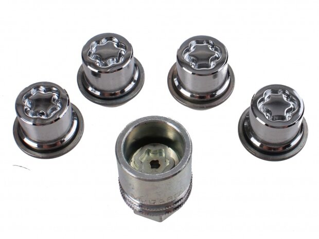 anti-diefstal wielmoeren M12x1.50 conisch (24212)