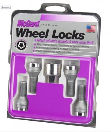 anti-diefstal wielbouten conisch M12x1,5 (27179)