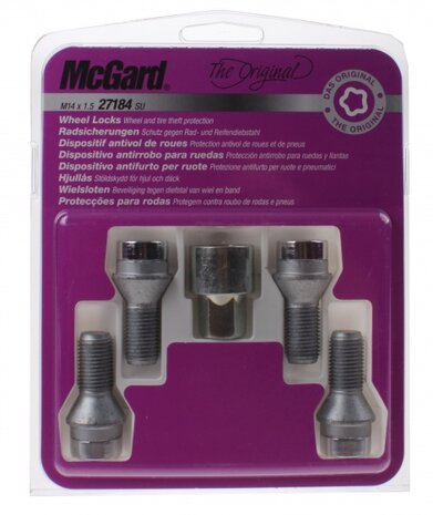 anti-diefstal wielbouten conisch M14x1.5 (27184)