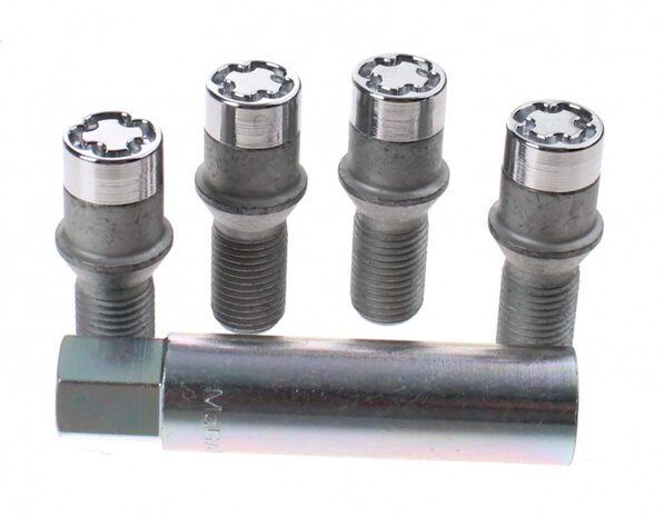 anti-diefstal wielbouten conisch M14x1.5 (27200)
