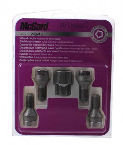 anti-diefstal wielmoeren conisch M12x1.5 (27204)