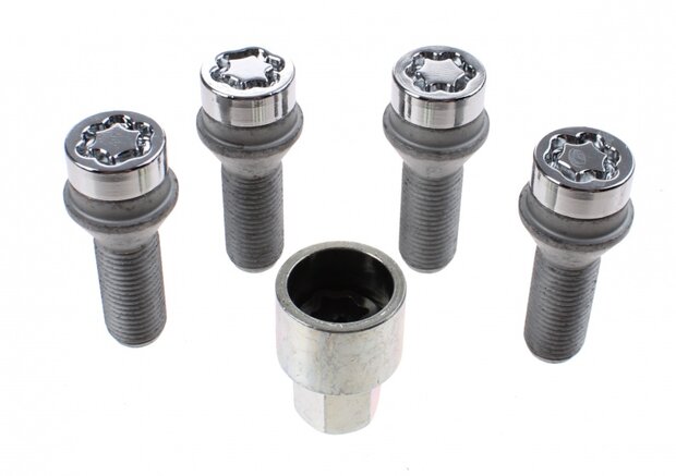 anti-diefstal wielbouten conisch M14x1.5 (27205)