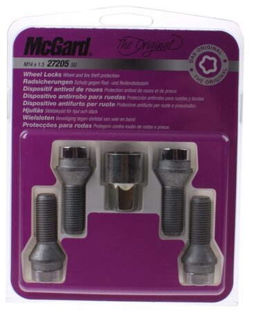 anti-diefstal wielbouten conisch M14x1.5 (27205)