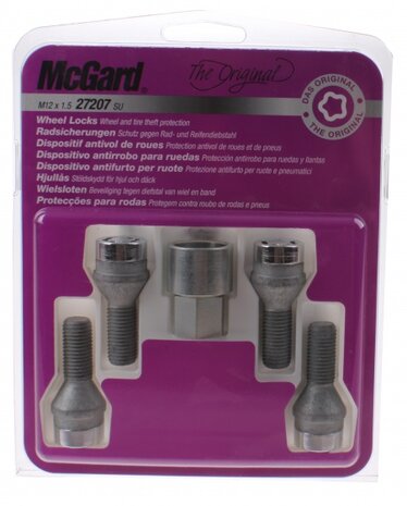anti-diefstal wielbouten conisch M12x1.5 (27207)