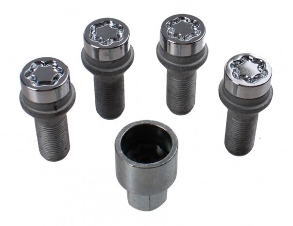anti-diefstal wielbouten conisch M14x1.25 (27226)