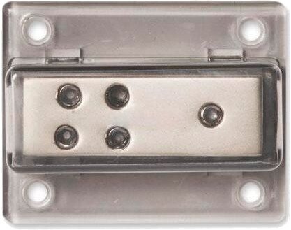 verdeelblok In: 1 x 25 mm&sup2; Uit: 4 x 10 mm&sup2;