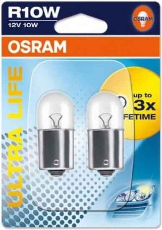 autolampen Ultra Life R10W 12 Volt 10 Watt 2 stuks