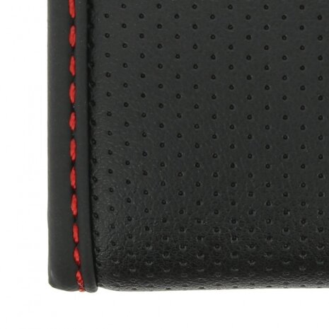 stuurhoes Comfort Grip Vent uni kunstleer zw/rd 37-38 cm