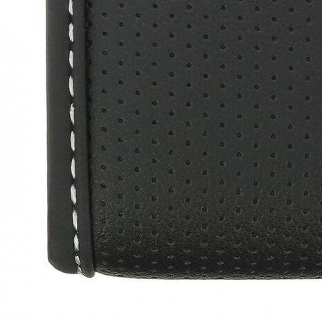 stuurhoes Comfort Grip Vent uni kunstleer zw/wit 37-38 cm