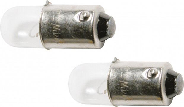 autolampen T4W 12 Volt 4 Watt 2 stuks