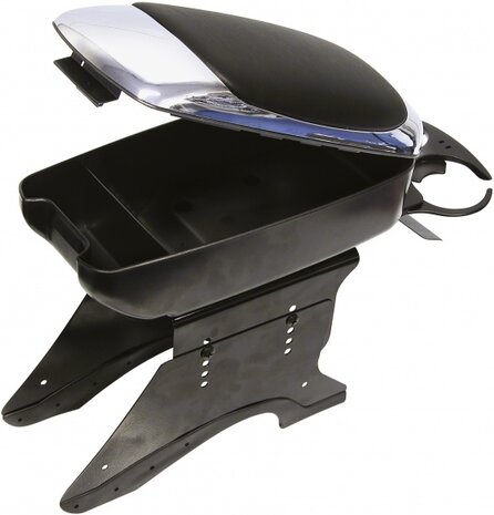 armsteun universeel chroom/zwart 30 x 13,5 x 27-32 cm