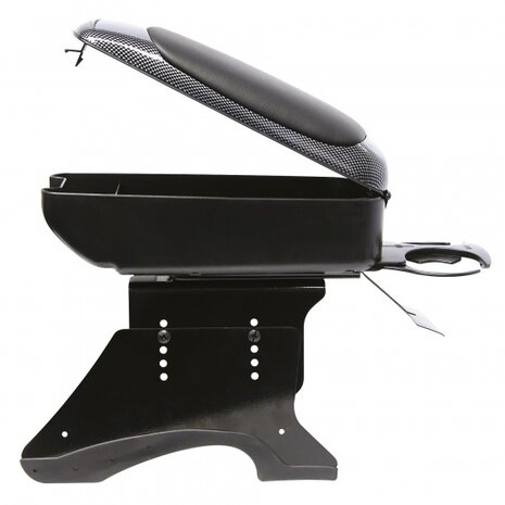 armsteun universeel carbon-look 30 x 13,5 x 27-32 cm