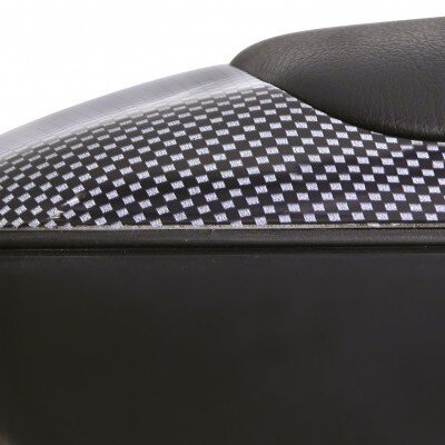 armsteun universeel carbon-look 30 x 13,5 x 27-32 cm