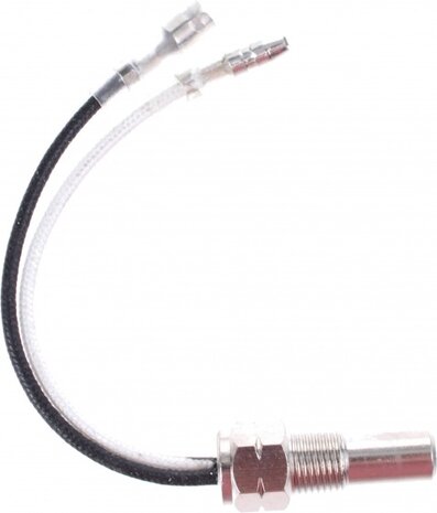 koelvloeistoftemperatuurmeter met sensor 52 mm 12 V wit