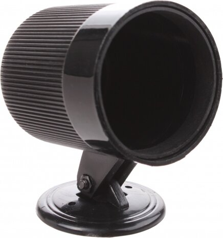 meterhouder dashboard universeel 52 mm 1 meter zwart