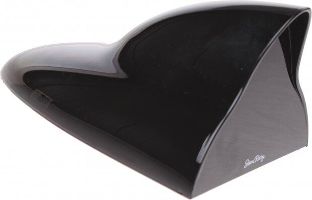 haaienvinantenne 12 Volt 16 cm zwart
